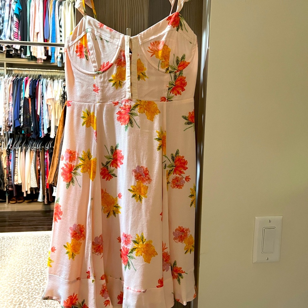 ASTR The Label Small Never Worn Pink Flowered Sundress